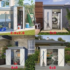 BIRCHTREE Garden Shed Metal