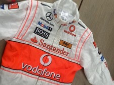 Lewis Hamilton Vodafone Mercedes McLaren F1 Team Kids Overall Suit - Size 4