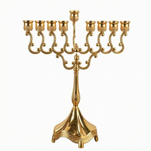 Nine head candlestick polished - nine-head,