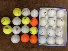 26 used Slazenger golf balls various colours