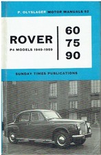 ROVER P4 60 75 90 SALOON