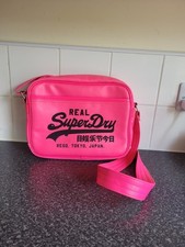 Bright Pink Superdry Messenger