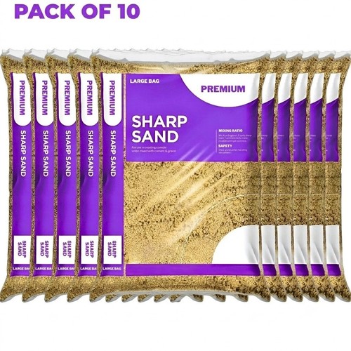 25kg sharp sand 250kg - x,