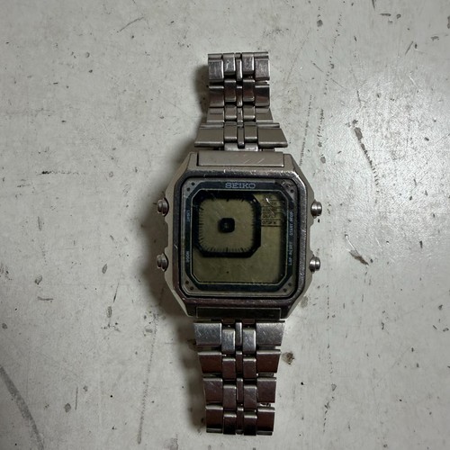 Seiko g757 5030 silver digital - g757-5030,