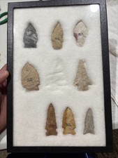 8 GUARANTEED Authentic Arrowheads Native American Points Artifacts Missouri Lot