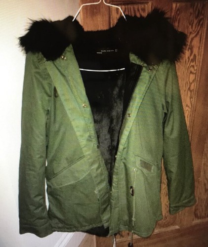 Zara khaki coat - khaki,