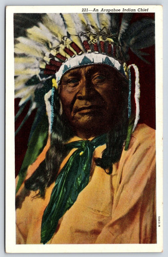Arapahoe indian chief vintage - arapahoe,