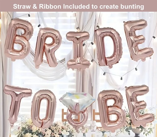 Big letters bride - to, be