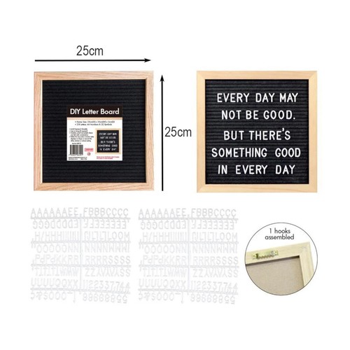 25cm felt letter - board, 294pc