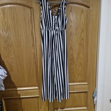 Stripy Jumpsuit Wide Leg
