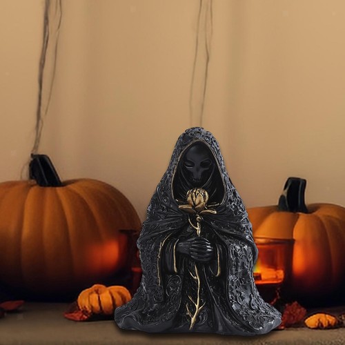 Halloween wizard figurine - halloween,