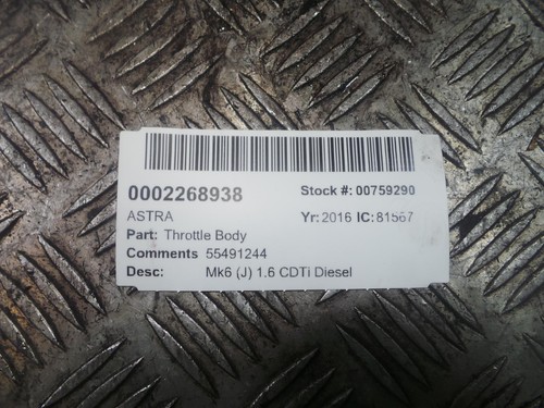 2016 vauxhall astra 1598cc - vauxhall,