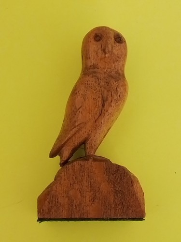 Vintage 4in hand carved - ,