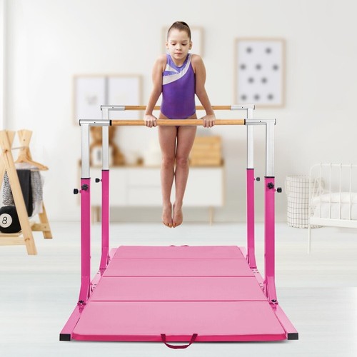 Gymnastics pink parallel bars - gymnastics,