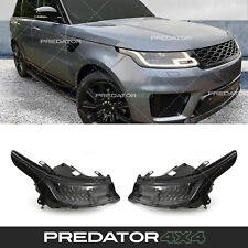 FRONT UPGRADE LED HEADLIGHTS PAIR FOR RANGE ROVER SPORT L494 FACELIFT 2017-2021