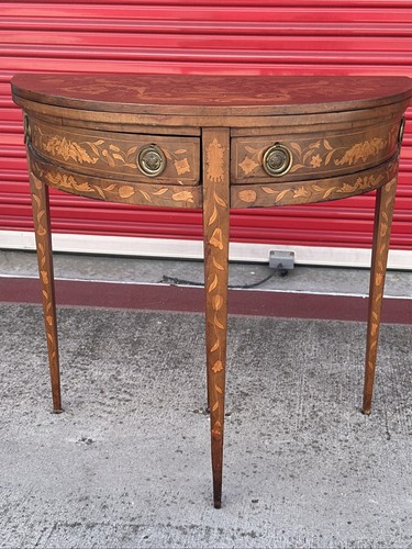 Antique dutch marquetry inlay - antique,