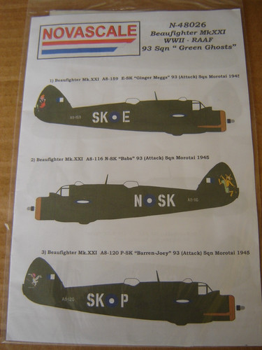 Oop novascale decals - 1/48,