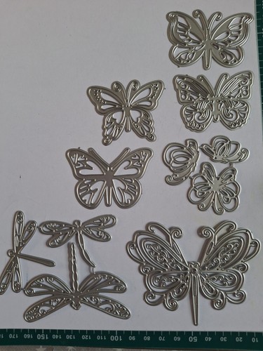 Butterflies and dragonfly dies - and,