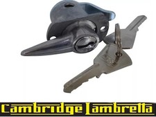 Lambretta Series 2 Tool Box Lock & Late S1 CAMA with keys