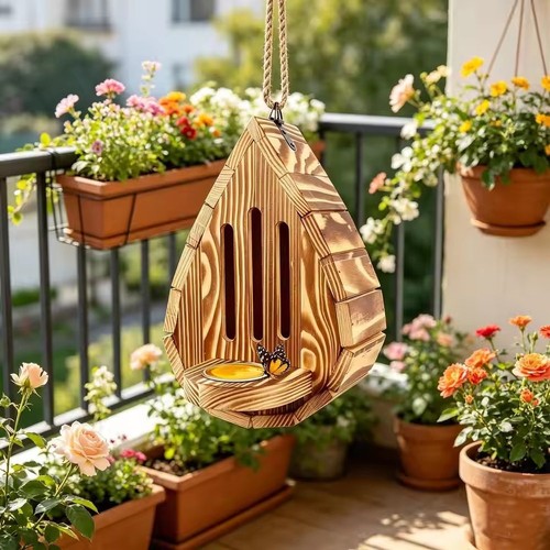 Wooden insect hotel bee - insect,