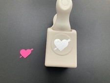 Martha Stewart Card Craft Punch -  Valentine Love Heart Cupid Arrow Crisp Punch