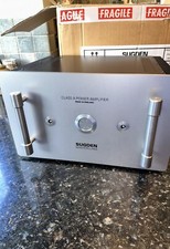 A PAIR OF SUGDEN MASTERCLASS MPA-4 BALANCED POWER AMPLIFIERS -checked by Sugden