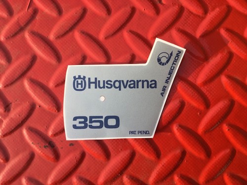 Husqvarna 350 chainsaw - chainsaw, sticker