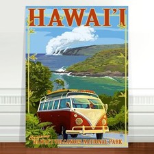 Retro Hawaii Surf Travel