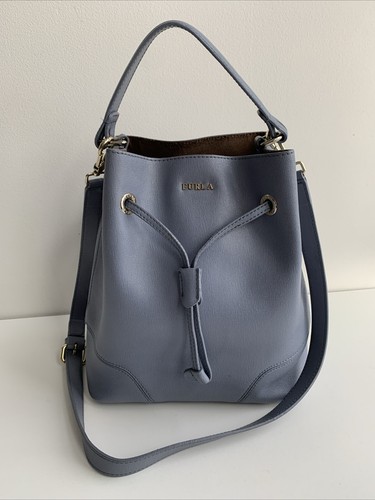 Furla stacy blue leather - stacy,