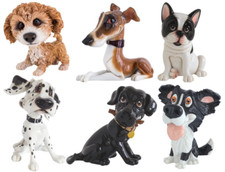 Dog Ornament Figurine 6 Breeds