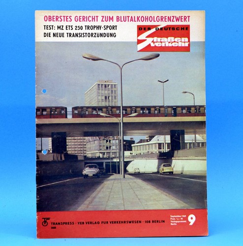 German road traffic 1969 gdr - german,
