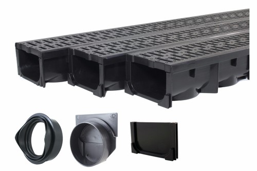 Drainage trench channel - drainage,