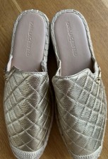 Karl Lagerfeld Golden Mules