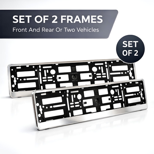 Chrome number plate - 2,
