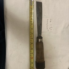 Vintage Large Framing Chisel - 1   5/16th Inch Wide - Bevel Chisel