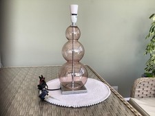 Next Glass Table Lamp 45cm