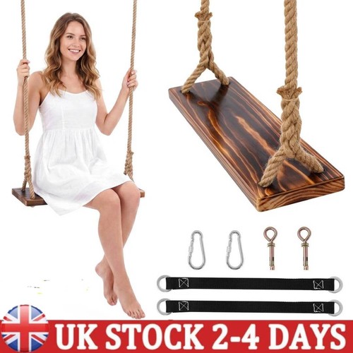 Wood tree swing seat indoor - swing,