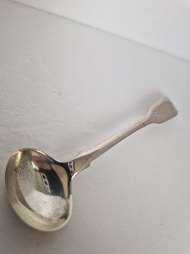 Sterling silver salt - silver, spoon