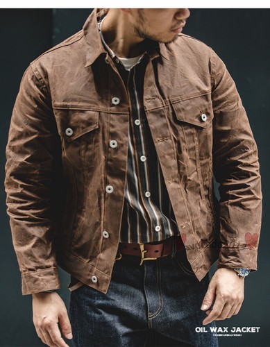 Maden men oil waxed canvas - maden, men's