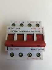 Protek Changeover ISS-32/CH 32 AMP 4 POLE Mains to Generator Transfer