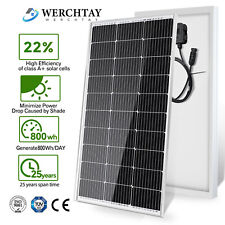 170W Watt Solar Panel 12Volt Mono for Off Grid RV Caravan Boat Shed Trailer Van