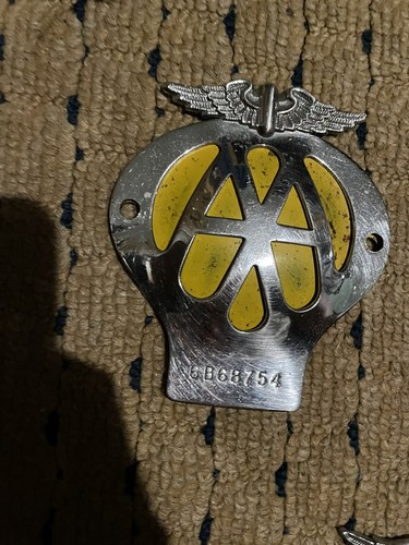 Old badge advertising - aa,
