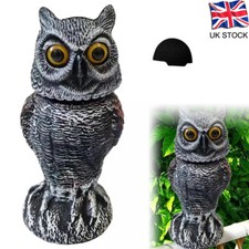 Decoy Owl Bird Scarer, Owl Decoy to Scare Birds Away Weatherproof for Garden HOT