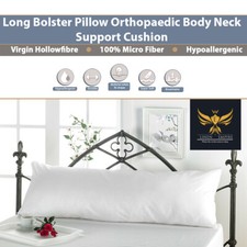 Long Bolster Pillow Orthopaedic Body Neck Support Cushion 3Ft, 4Ft6, 5Ft, 6Ft