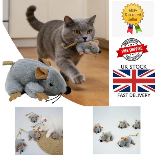 1pc plush cat toy mouse - plush,
