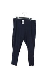 Ann Harvey Women's Sports Bottoms UK 20 Blue Cotton with Elastane Sweatpants