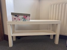 IKEA Lack TV Bench Table Stand for Plasma LCD LED TVs, 90X26X45CM, White