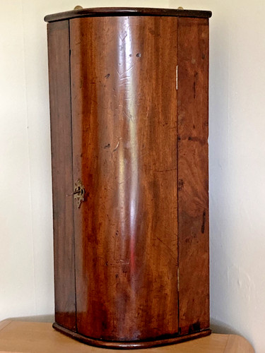 Antique bow fronted corner - antique,