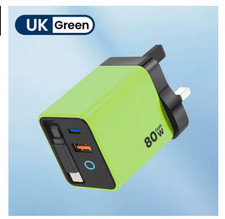 GaN USB Charger Plug UK Fast