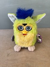 Furby 1998 Tiger Electronics Interactive Talking Pet Plush Toy Green with Tag